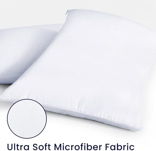 Waterproof Pillow Protectors, Standard Size, Set of 2