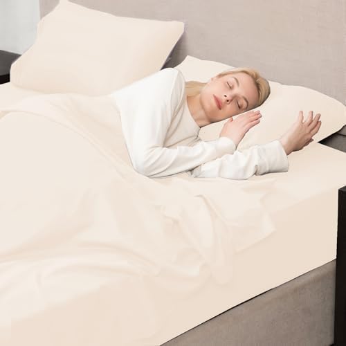 Mejoroom Full Size Sheet Set - Soft Microfiber Bed Sheets - Deep