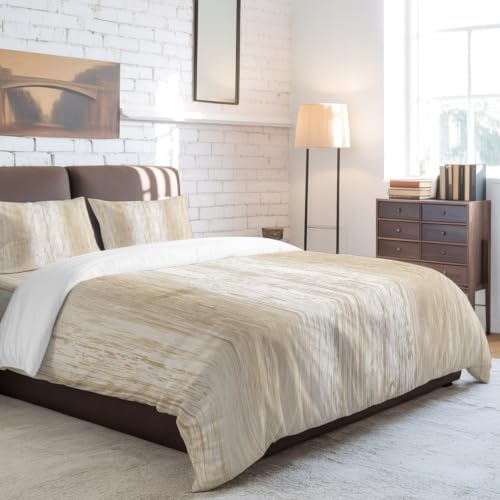 Abstract Ombre Queen Duvet Cover Set - 4 Pcs Comforter Cover Bedding