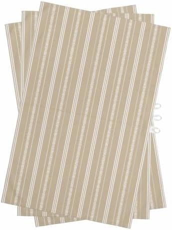 Boho Beige Kitchen Towels Set of 3, Ultra Absorbent Dish Towels Quick