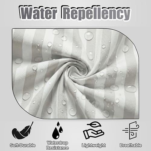 TOSHEX Kitchen Apron Cotton Waterdrop Resistant Adjustable Button
