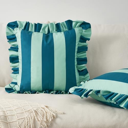 MONDAY MOOSE Decorative Throw Pillow Covers, Set of 2 Water-Resistant