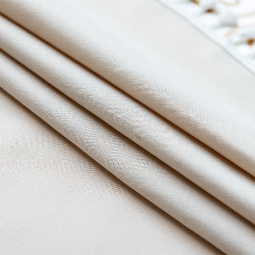 Daesar Modern Tablecloth Round, Cotton Linen Table Cloth Cover