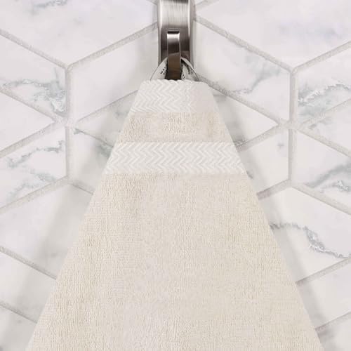 Impressions Hays Cotton Medium Weight Towels, Towel Set for Bathroom