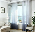 Daesar 2 Panels Sheer Curtains 63 Inch Length, Eyelet Tulle Curtains