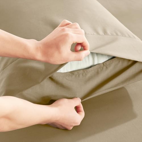 Hearth & Harbor 4 Piece Full Size Bed Sheets Set - 60% Microfiber, 40%