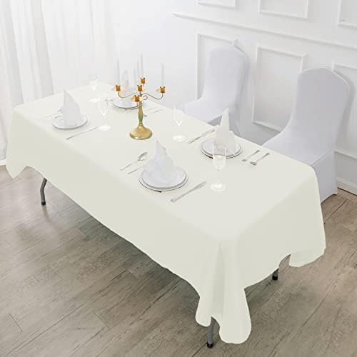 Fokitut 6 Pack Rectangle Tablecloth, 60x102 Inch, Stain Resistant and