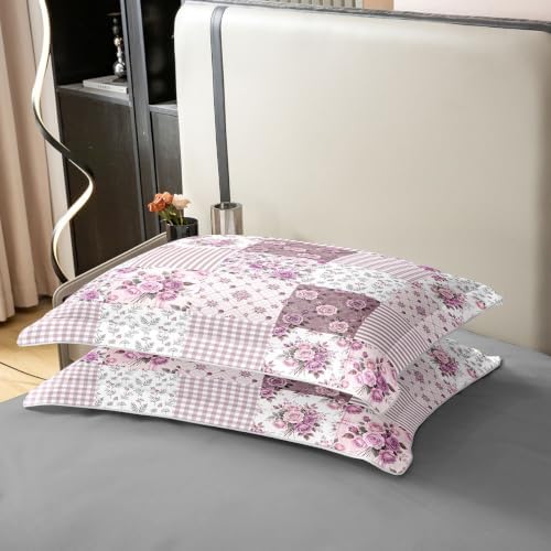 Castle Fairy Rose Plant Duvet Cover Set Full Size 100%
