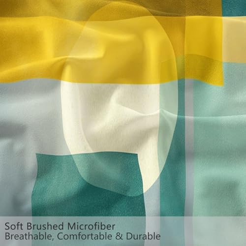 Full Duvet Cover Set Microfiber Gray Bedding Soft & Breathable, with