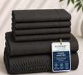 100% Egyptian Cotton King Size Sheets Set, 6-Pc King Bed Sheets, Dark