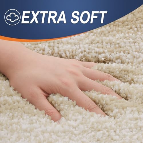 OLANLY Micorfiber Bathroom Rug Set 2 Piece, Soft Absorbent Bath Mats