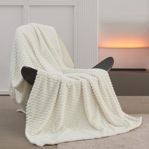 Super Soft Fleece King Size Blanket 90x90 Inches for Bed, Premium