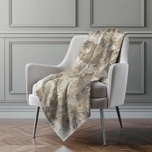 Addison Rugs ASB560 Beige 50" x 70" Oversized Sherpa Throw Blanket