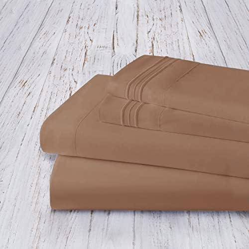 Mocassi Queen Sheet Set - Luxury Hotel 1800 Premier Bedding Sheets &