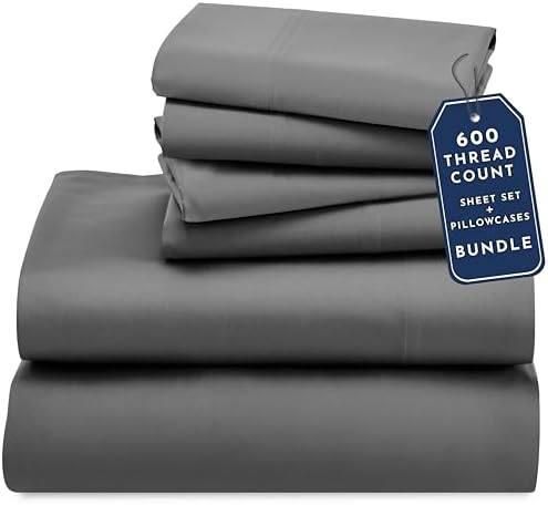 California Design Den 6 Piece King Size Sheet Set with 4 Pillowcases