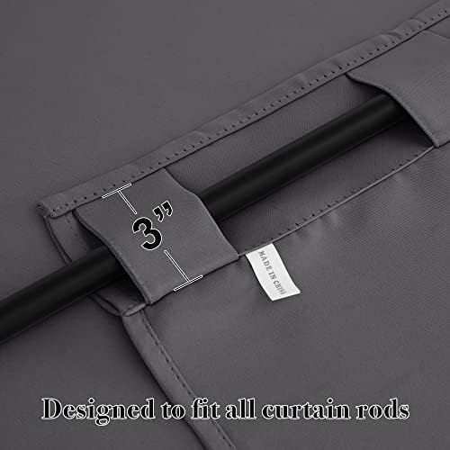 RYB HOME Blackout Curtains for Living Room Bedroom Nursery Office
