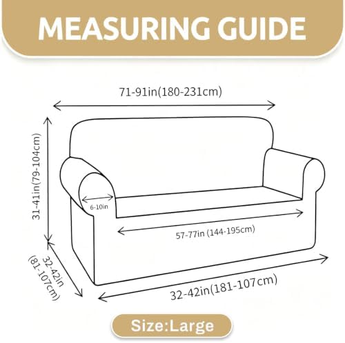 YEMYHOM 2026 Stretch Couch Cover Slipcover, 1 Piece Sofa Covers for 3