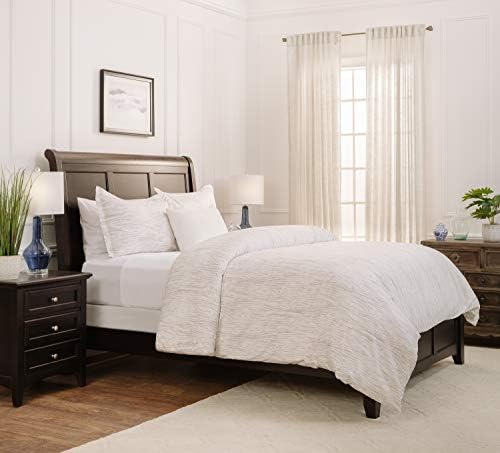 Chanasya Premium Woodgrain Duvet Cover Set - Duvet Cover (104” x 90”)