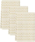 Vertical Stripes Kitchen Towels Set of 3, Water Absorbent Dish Towel