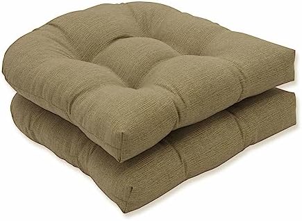 Pillow Perfect Monti Chino Solid Indoor/Outdoor Wicker Patio Seat