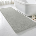 Polyester Bathroom Runner Rug 24"x60" Gray, Soft Shaggy Bath Mat