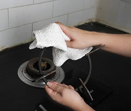 Terry Bar Mop Towels (Value Pack of 60) Size 14"x17" (White)