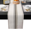 Rustic Farmhouse Table Mats Set of 6 with Table Runner 90 Inches