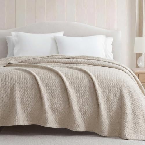 Nautica - Soft Queen Size Blanket for Bed & Couch, Cozy Bedding