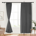 Frelement Full Blackout Curtains for Bedroom Living Room Thick