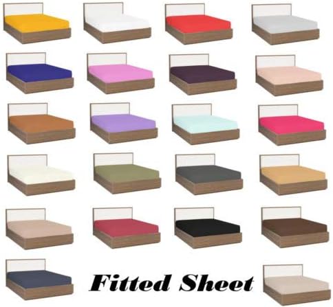 Queen Size 100% Supima Cotton 600 Thread Count, One PC Fitted Sheet