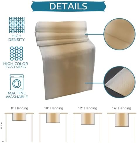 Table Runner and Placemats Set of 6 Beige Solid Color Table Runner