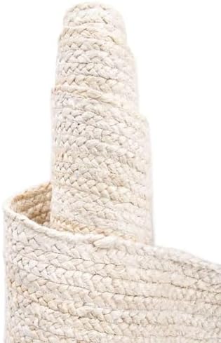 Handwoven Natural Jute Table Runner – Rustic Farmhouse Style, Natural
