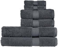 Christy Renaissance 6 Piece Gray Towel Set | 100% Egyptian Cotton