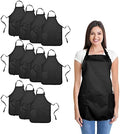 DALIX Apron Commercial Restaurant Home Bib Spun Poly Cotton Kitchen