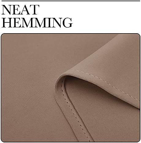 NICETOWN Blackout Curtain Panels Window Draperies - (Cappuccino Color)