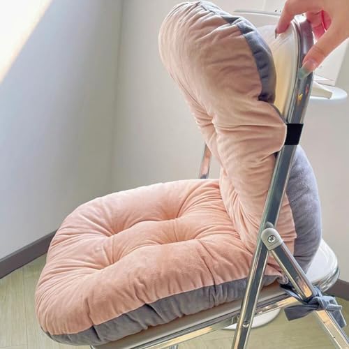 White Seat Cushion - 17 * 17 Inch, Soft Office & Indoor Rocking Chair