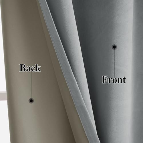 ry 120" Velvet ains - 100% Blackout Thermal Ilated Drapes Pinch Pleat