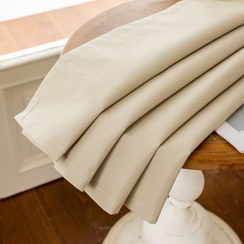 100% Blackout Curtains 72 inches Long 2 Panels Set for Living