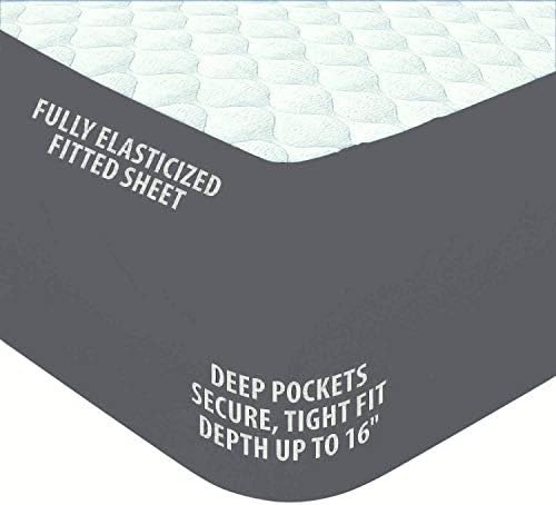 RENAURAA 1000 Thread Count Extra Long Staple 100% Cotton Sheet Set,4