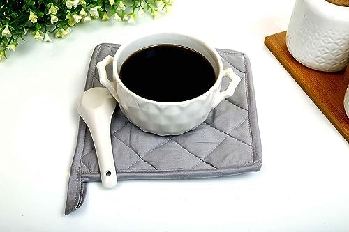 Heat Resistant Pot Holders 100% Cotton Made Everyday Quality Pot
