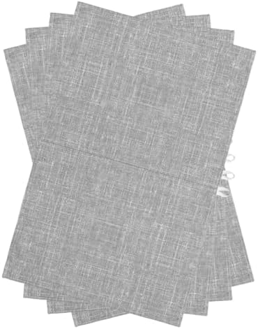 Grey Kitchen Towels Set of 4, Absorbent Microfiber Soft Dish Hand Tea