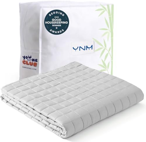 YnM Exclusive Cooling Weighted Blanket with Bamboo Viscose, Smallest
