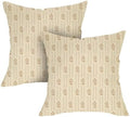 Vintage Floral Decorative Throw Pillow Covers 18 x 18 Set of 2