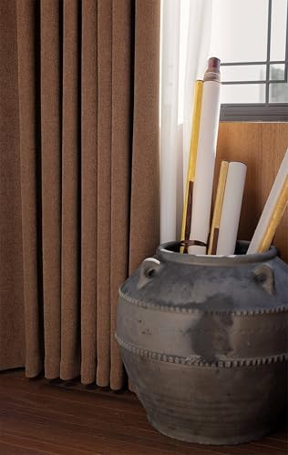 Blackout Curtains 84 Inch Length, Bedroom Darkening Curtains 2 Panels