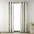 Grand Avenue Taupe Curtain, Grommet Light Filtering Window Curtains