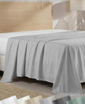California Design Den Soft 100% Cotton Sateen Full Flat Sheet, Light