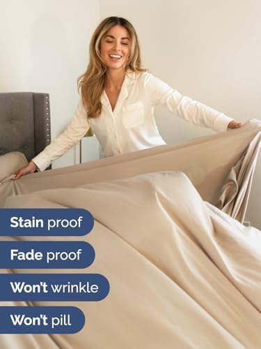 Extra Deep Cal King Sheet Set - 4 Piece Breathable & Cooling Sheets