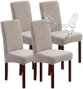 Genina Waterproof Dining Chair Covers Set of 4 Parsons Chair