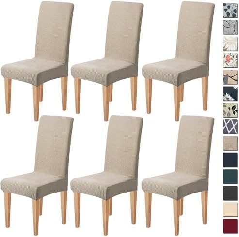 Dioxide Stretch Chair Covers for Dining Chairs, Washable Dining Chair