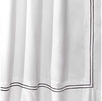 Lush Decor Hotel Collection Shower Curtain Fabric Minimalist Plain